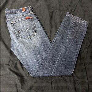 Women’s 7 For All Mankind classic Blue straight leg Jeans